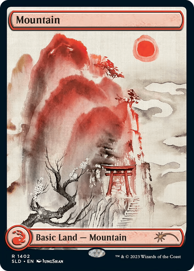 Mountain (1402) [Secret Lair Drop Series] Foil
