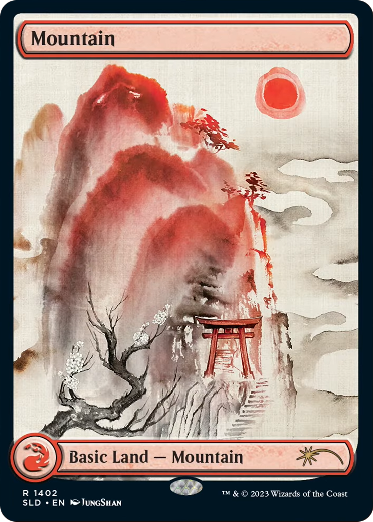 Mountain (1402) [Secret Lair Drop Series] Foil