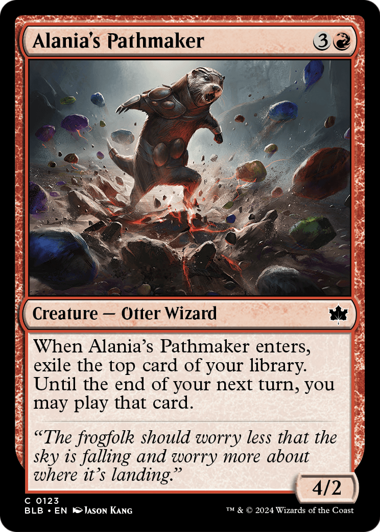 Alania's Pathmaker [Bloomburrow] Foil
