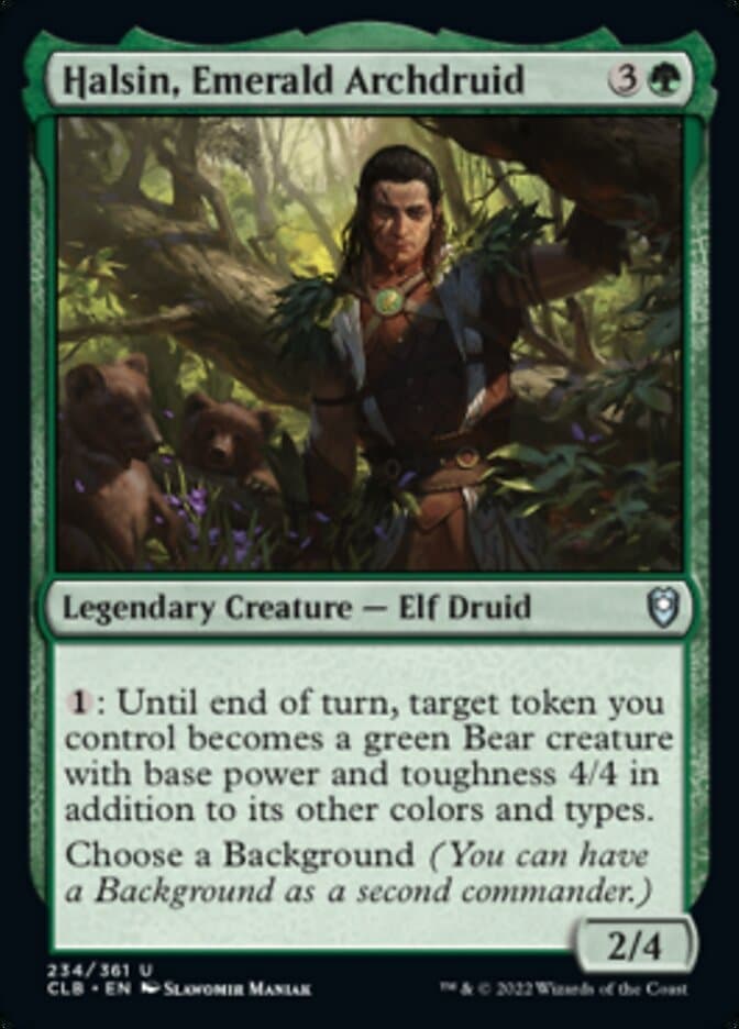 Halsin, Emerald Archdruid [Commander Legends: Battle for Baldur's Gate] Foil
