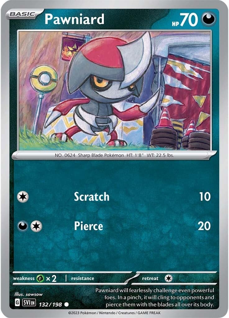Pawniard 132- SV01 Scarlet & Violet Base Set