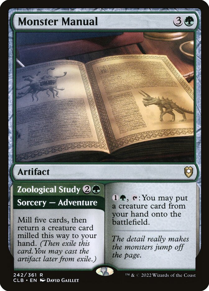 Monster Manual 242 (Commander Legends: Battle for Baldur's Gate)  - Foil