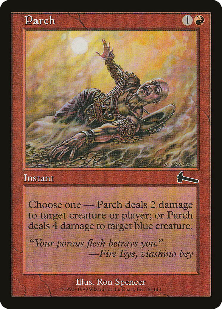 Parch [Urza's Legacy] Foil