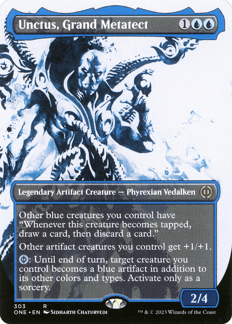 Unctus, Grand Metatect (Borderless Ichor) [Phyrexia: All Will Be One] Foil