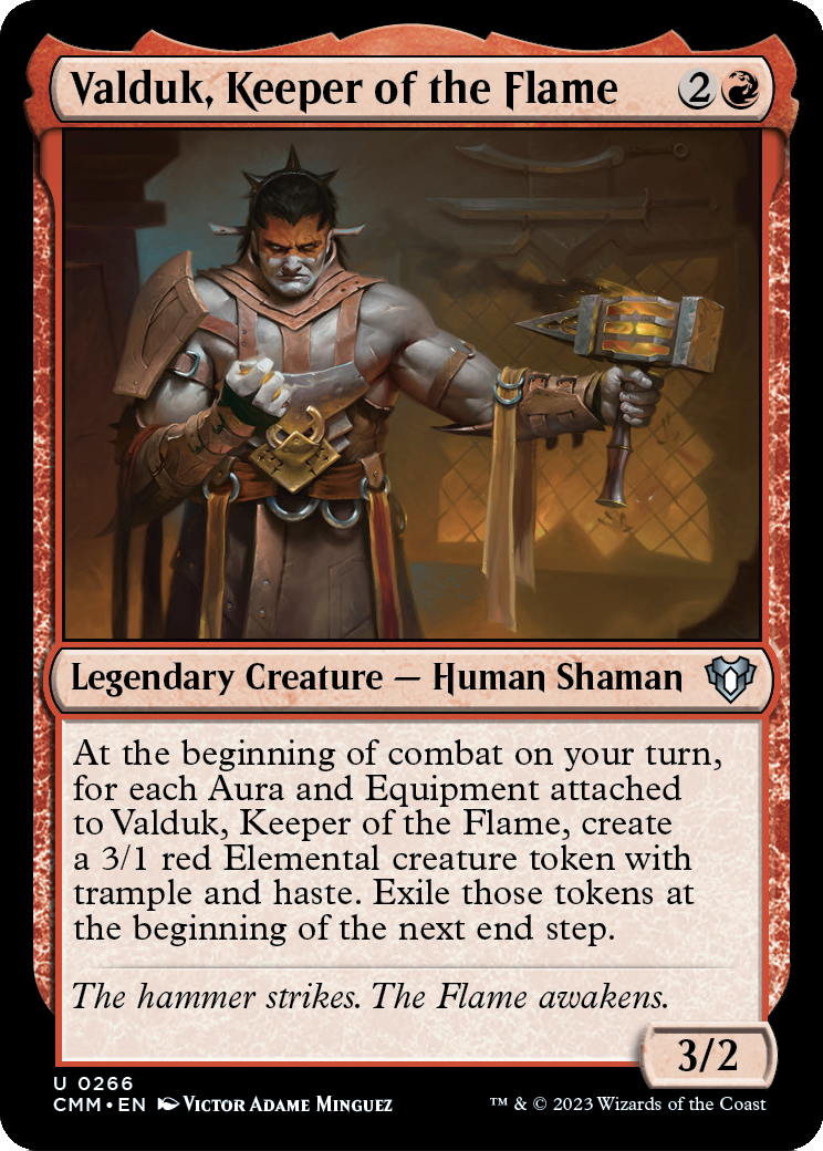 Valduk, Keeper of the Flame [Commander Masters]