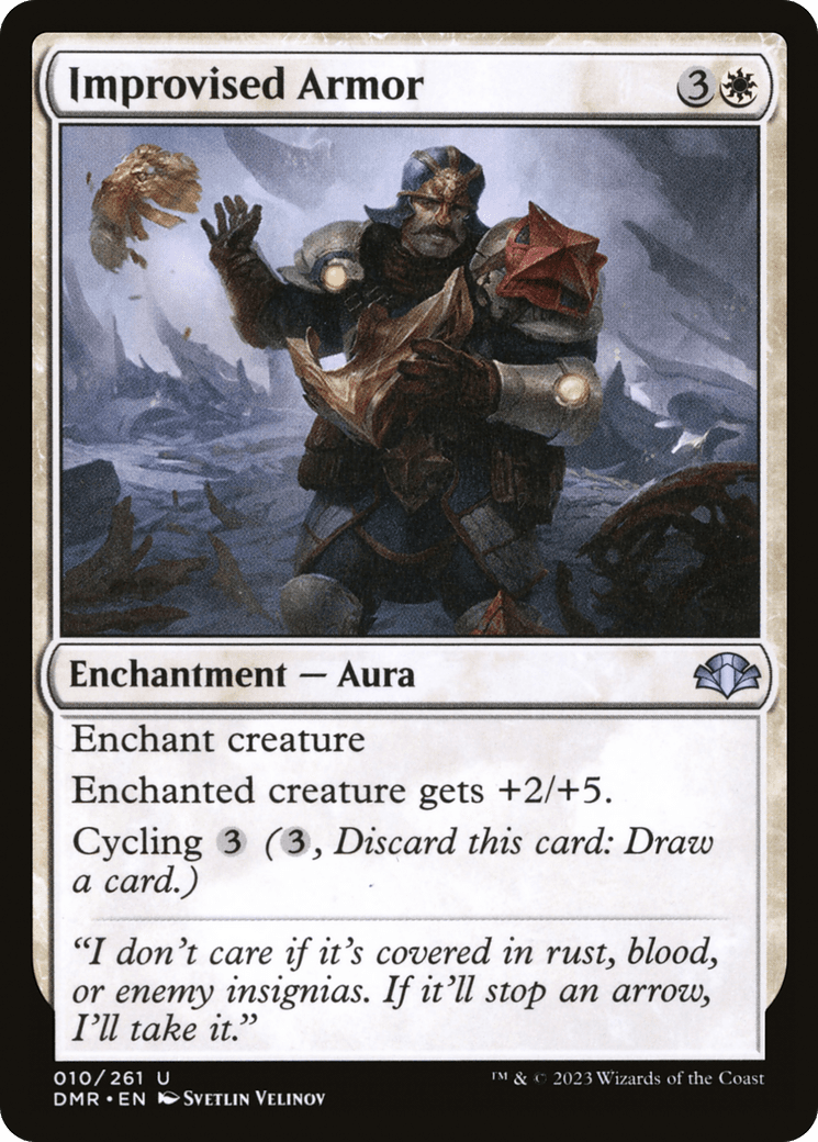 Improvised Armor [Dominaria Remastered] Foil
