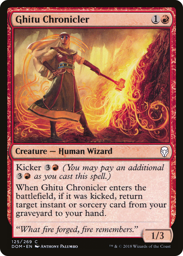 Ghitu Chronicler [Dominaria] Foil