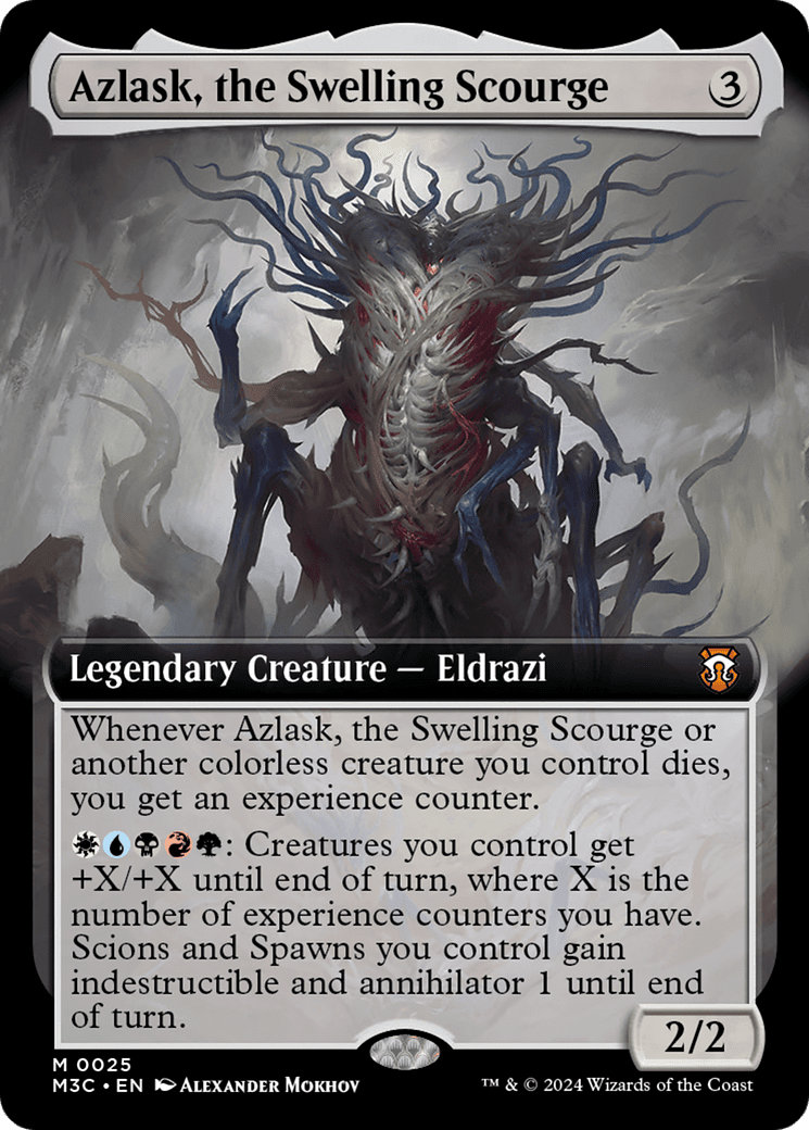 Azlask, the Swelling Scourge (Extended Art) [Modern Horizons 3 Commander] Foil