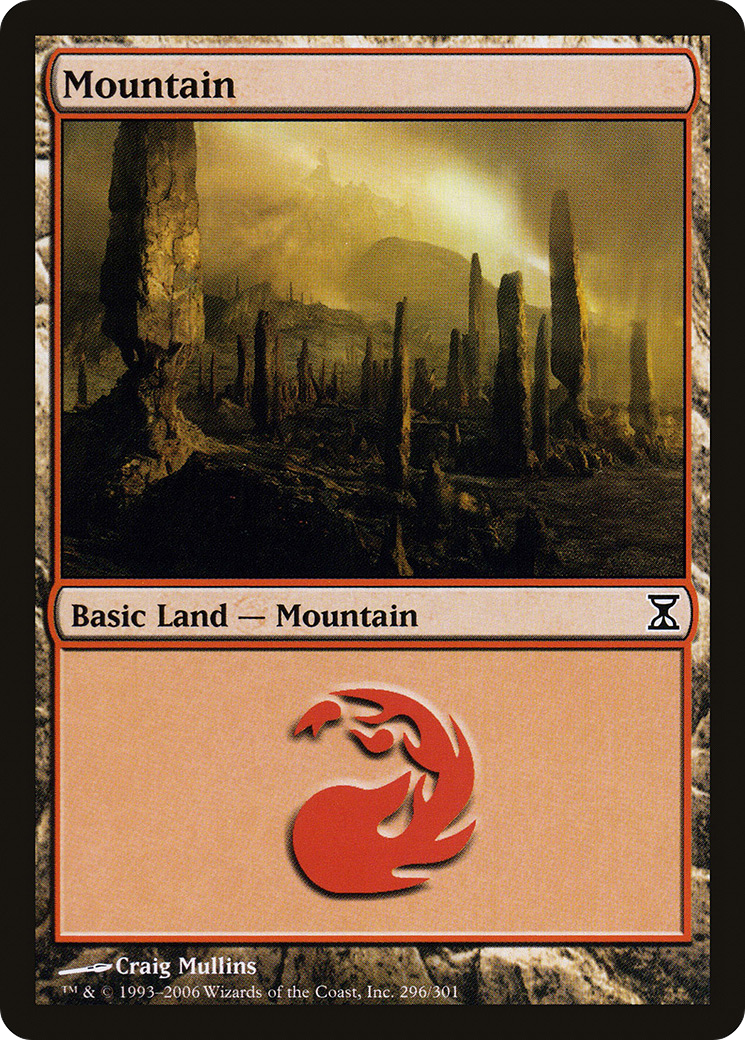 Mountain (296) [Time Spiral] Foil