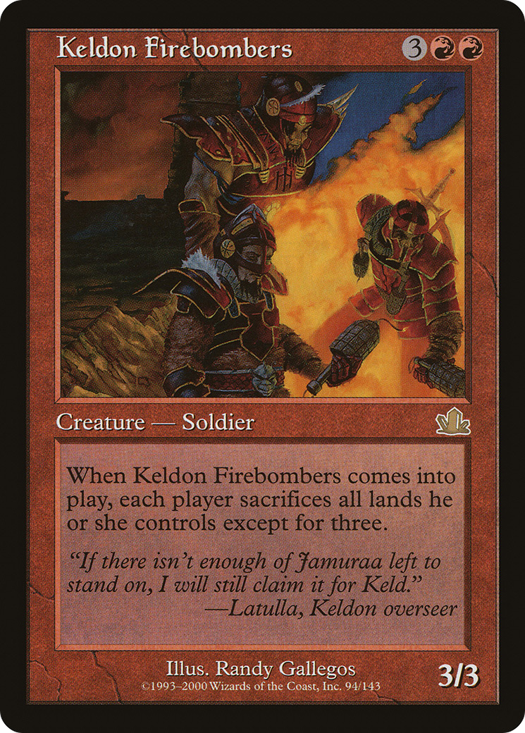 Keldon Firebombers [Prophecy] Foil