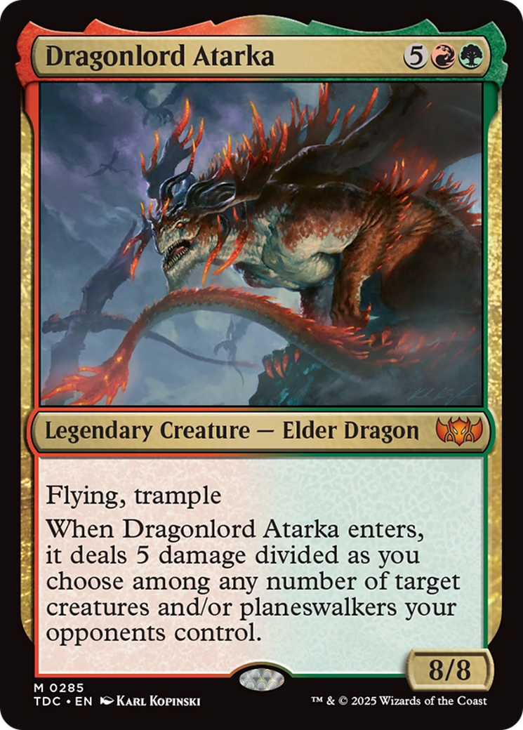 Dragonlord Atarka (285) [Commander: Tarkir: Dragonstorm]