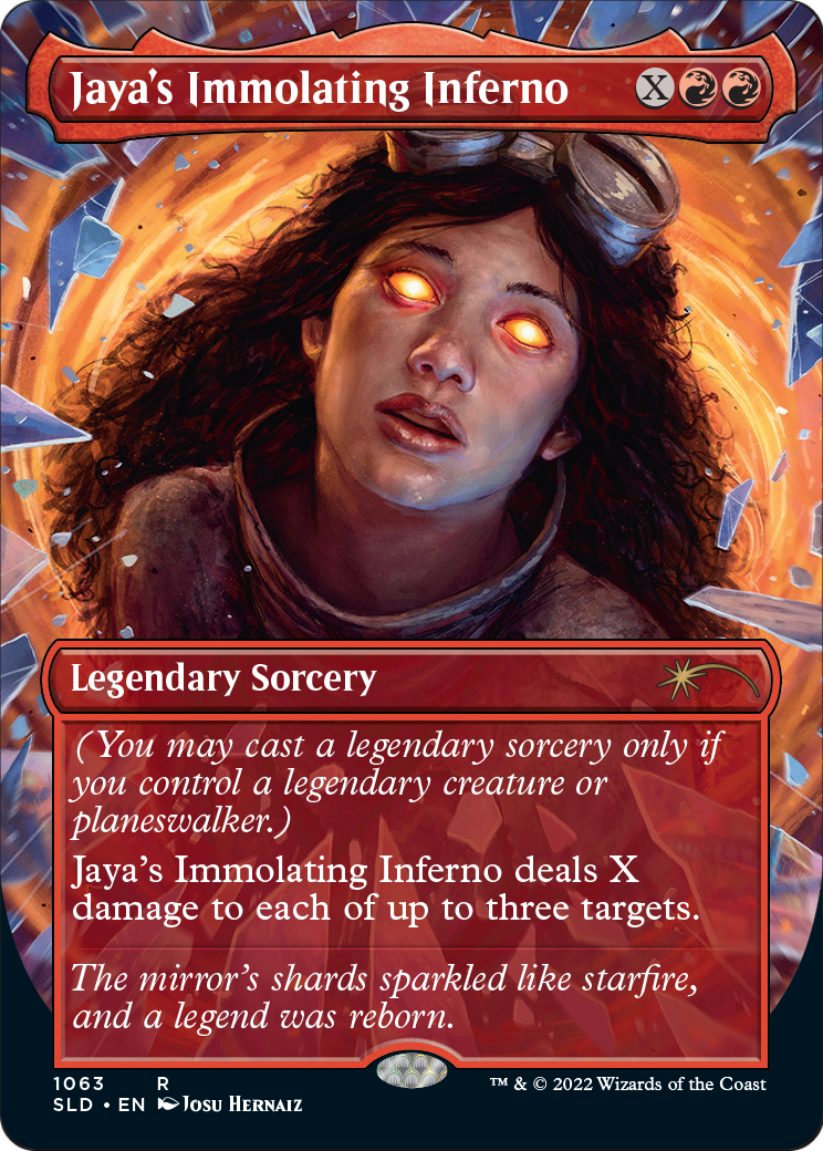 Jaya's Immolating Inferno (Borderless) [Secret Lair Drop Series] Foil