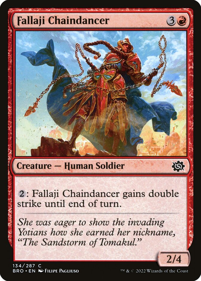Fallaji Chaindancer 134/287 (The Brothers' War) 