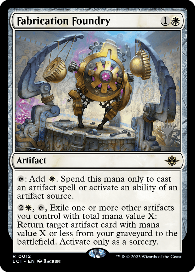 Fabrication Foundry (Promo Pack) [The Lost Caverns of Ixalan Promos] Foil
