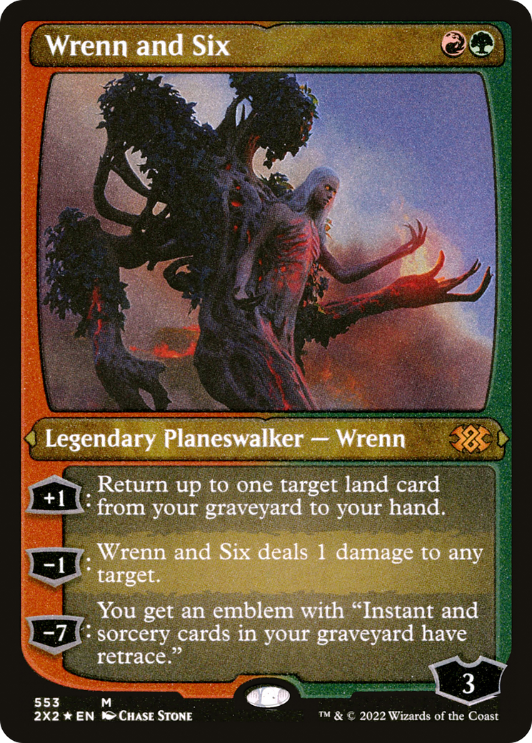 Wrenn and Six (Foil Etched) |  Foil (553) [Double Masters 2022]