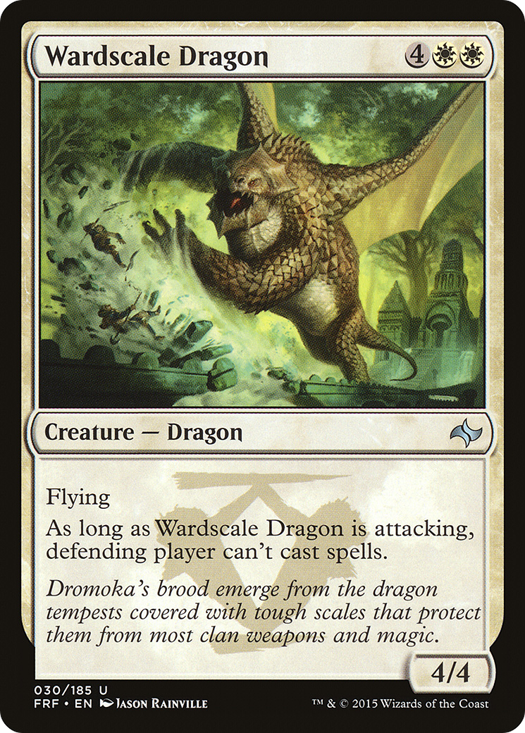 Wardscale Dragon [Fate Reforged] Foil