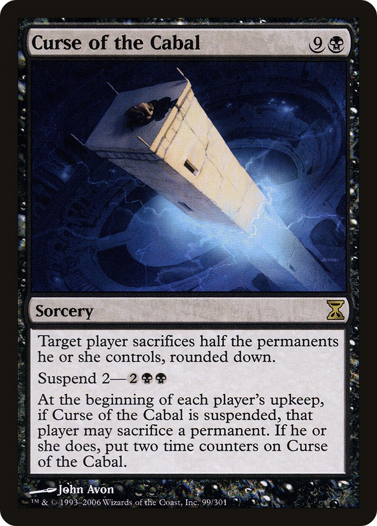 Curse of the Cabal [Time Spiral] Foil