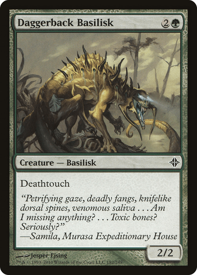 Daggerback Basilisk [Rise of the Eldrazi] Foil