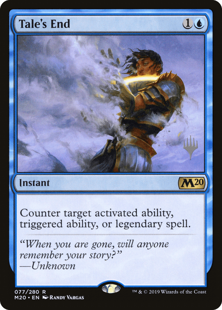 Tale's End (Promo Pack) [Core Set 2020 Promos] Foil