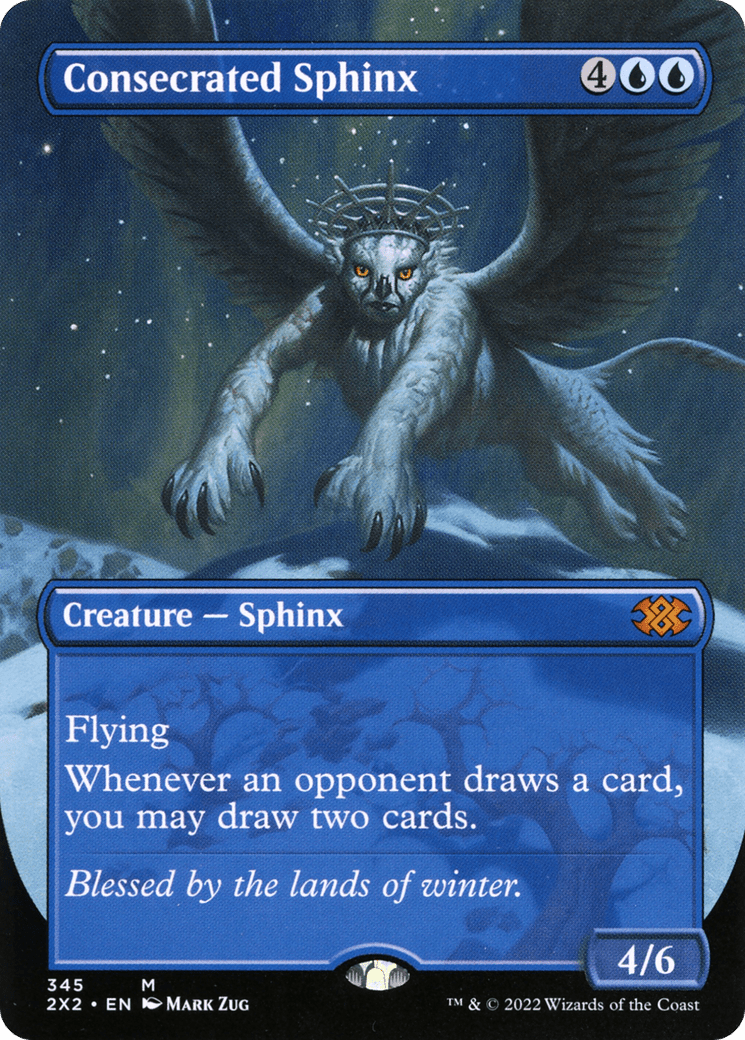 Consecrated Sphinx (Borderless Alternate Art) [Double Masters 2022]