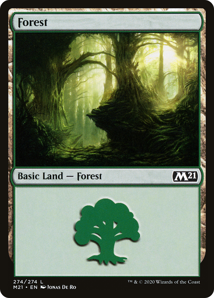 Forest (274) [Core Set 2021] Foil