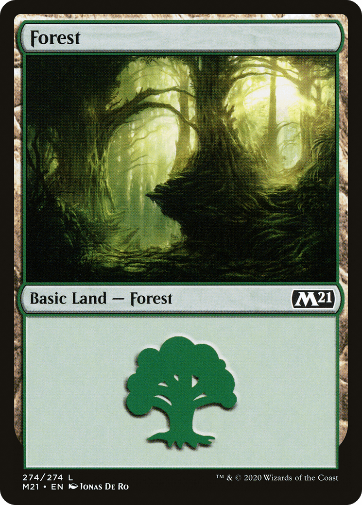 Forest (274) [Core Set 2021] Foil