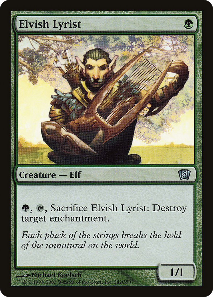 Elvish Lyrist [Eighth Edition] Foil