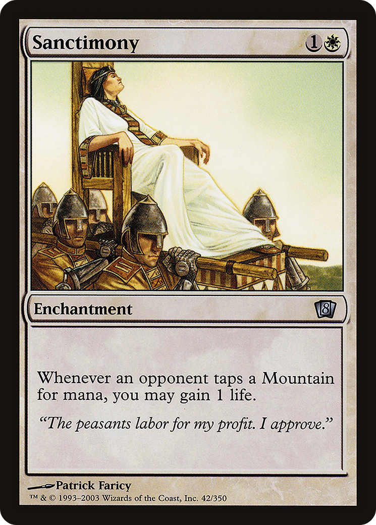 Sanctimony [Eighth Edition] Foil