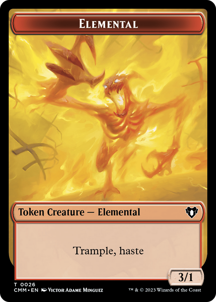 Elemental (TCMM-026) - Commander Masters Tokens Foil