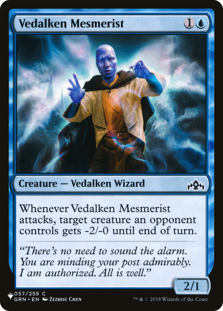Vedalken Mesmerist (057/259) [The List Reprints]