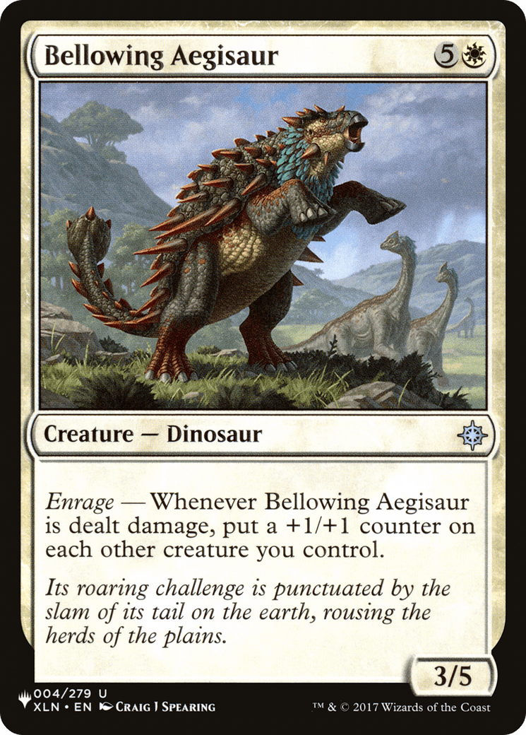 Bellowing Aegisaur |  (XLN-4) [The List]