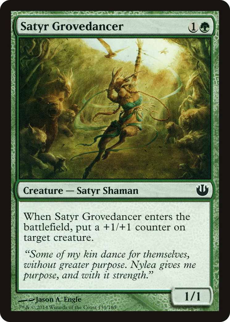 Satyr Grovedancer [Journey into Nyx] Foil