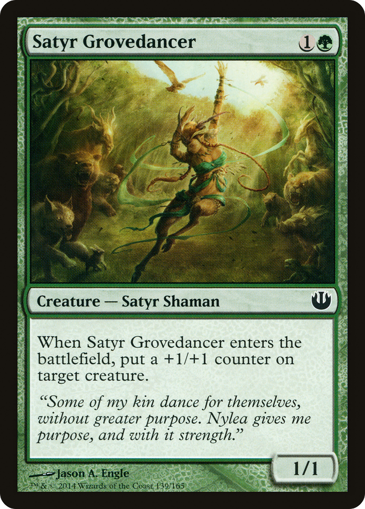 Satyr Grovedancer [Journey into Nyx] Foil