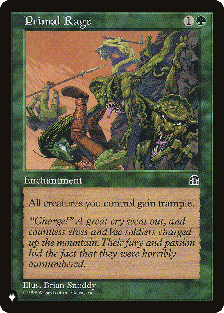 Primal Rage |  (STH-112) [The List]