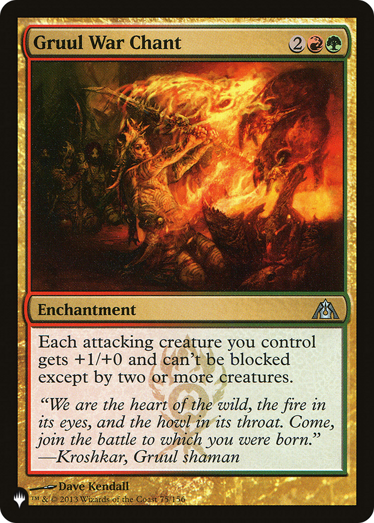 Gruul War Chant |  (DGM-75) [The List]
