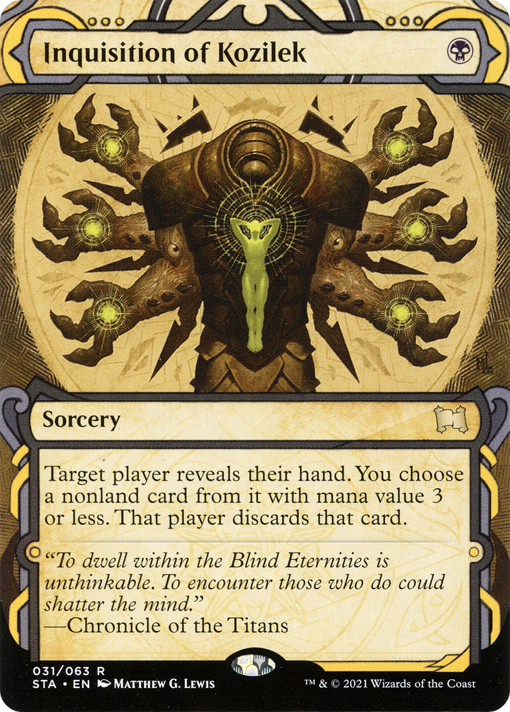 Inquisition of Kozilek [Strixhaven: School of Mages Mystical Archive] Foil