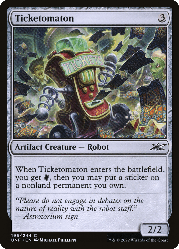 Ticketomaton [Unfinity] Foil