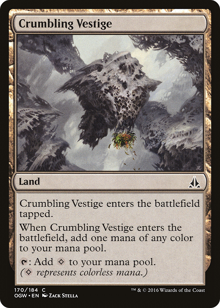 Crumbling Vestige [Oath of the Gatewatch] Foil