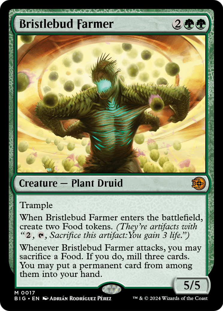 Bristlebud Farmer [Outlaws of Thunder Junction: The Big Score] Foil