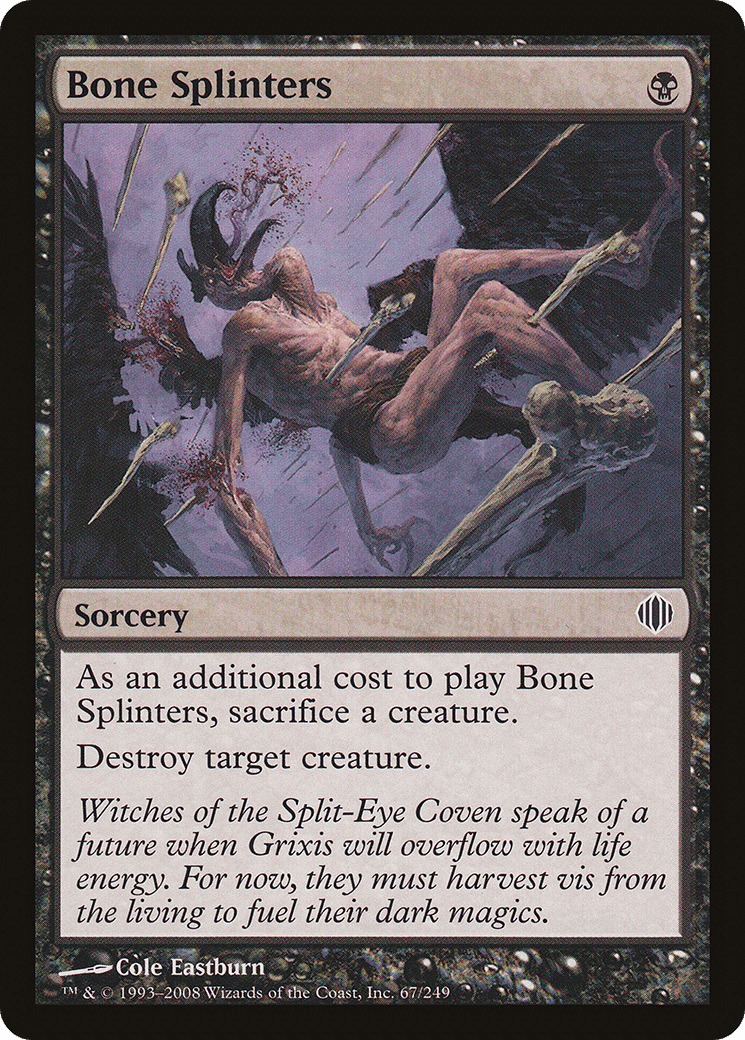 Bone Splinters [Shards of Alara] Foil