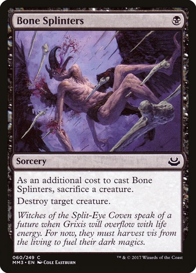Bone Splinters 60/249 (Modern Masters 2017)  - Foil