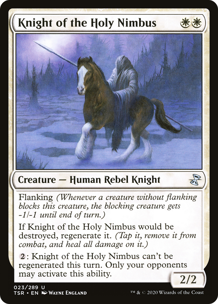 Knight of the Holy Nimbus [Time Spiral Remastered] Foil