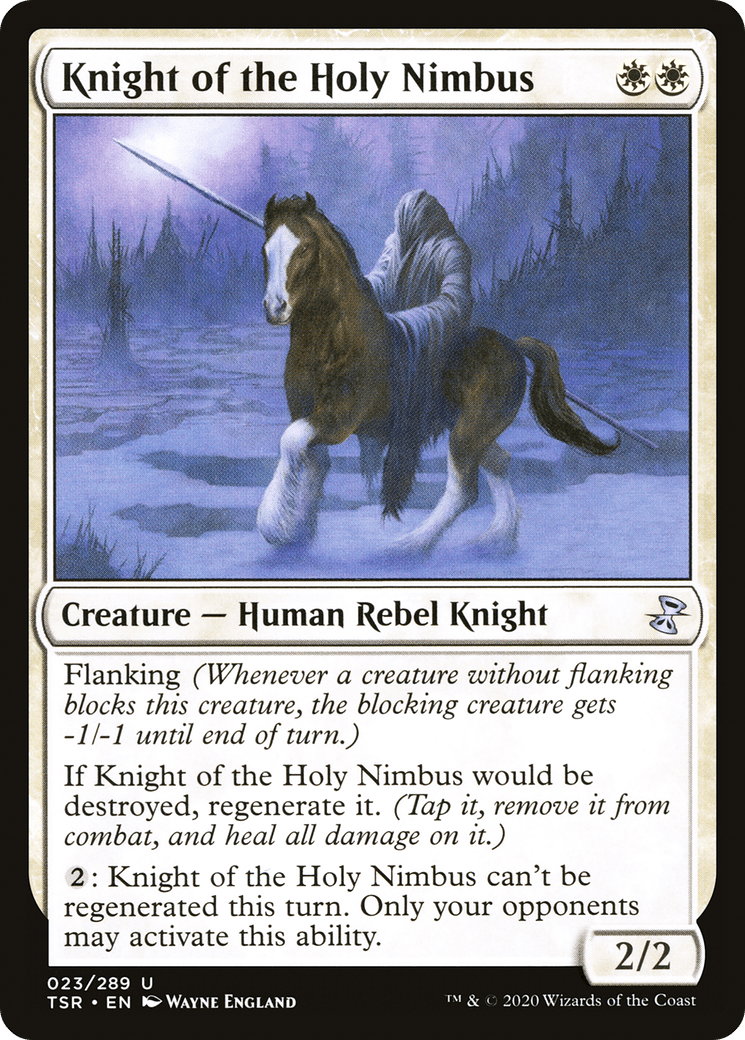 Knight of the Holy Nimbus [Time Spiral Remastered] Foil