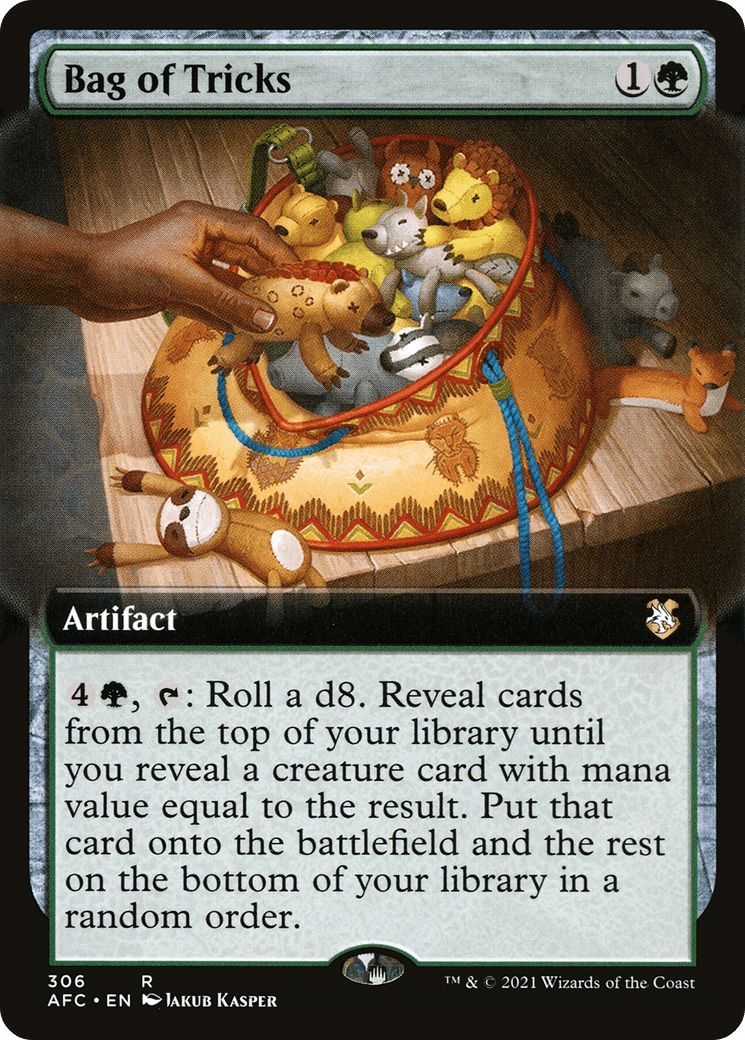 Bag of Tricks (Extended Art) [Dungeons & Dragons: Adventures in the Forgotten Realms Commander]