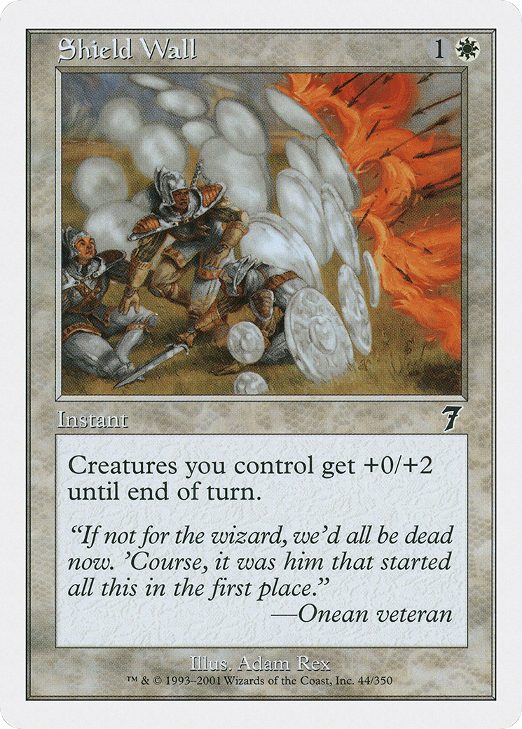 Shield Wall (7ED-044) - Seventh Edition