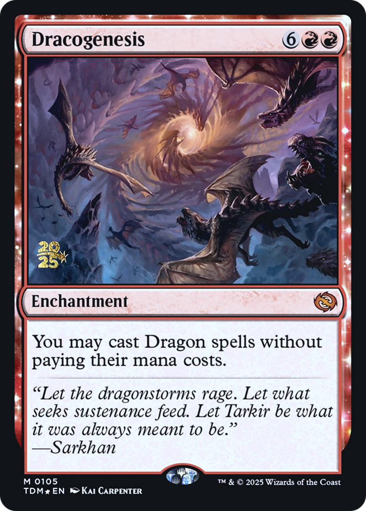 Dracogenesis (105) [Prerelease Cards]  Foil