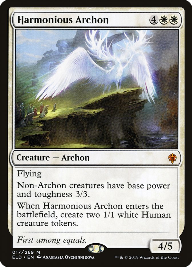 Harmonious Archon 17/269 (Throne of Eldraine)  - Foil