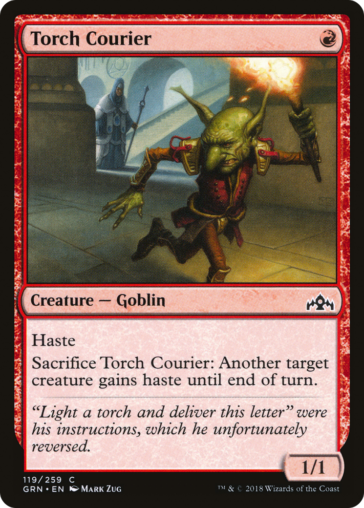 Torch Courier [Guilds of Ravnica] Foil