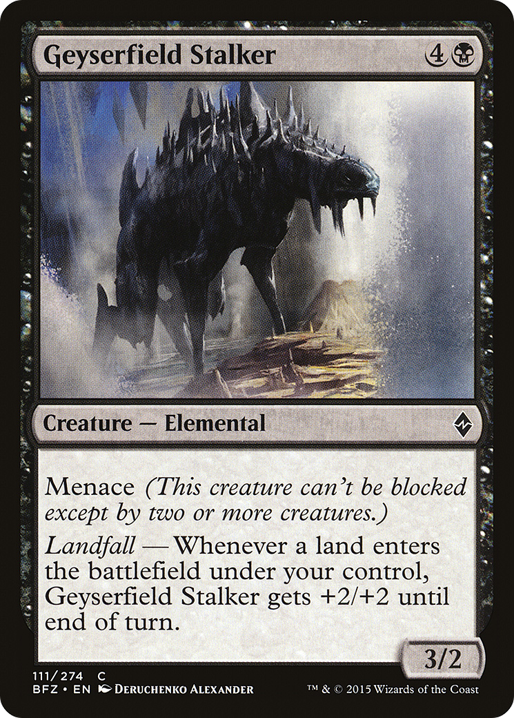 Geyserfield Stalker [Battle for Zendikar] Foil