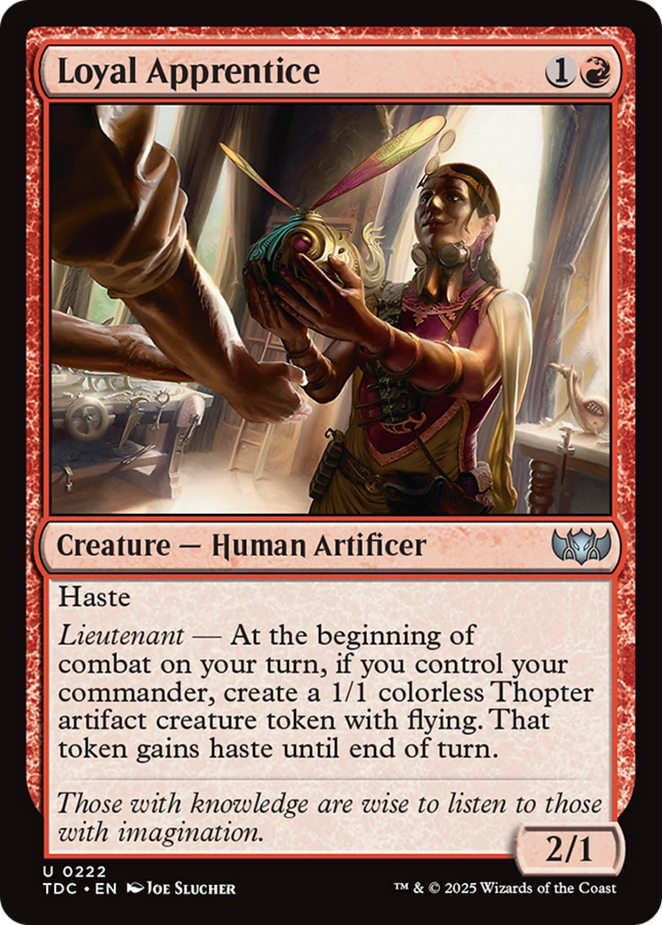 Loyal Apprentice (222) [Commander: Tarkir: Dragonstorm]